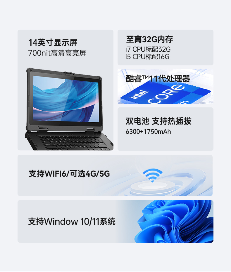 14英寸三防加固筆記本,Window 10/11系統工控筆記本,DT-14A.jpg 14英寸三防加固筆記本,Window 10/11系統工控筆記本,DT-14A.jpg